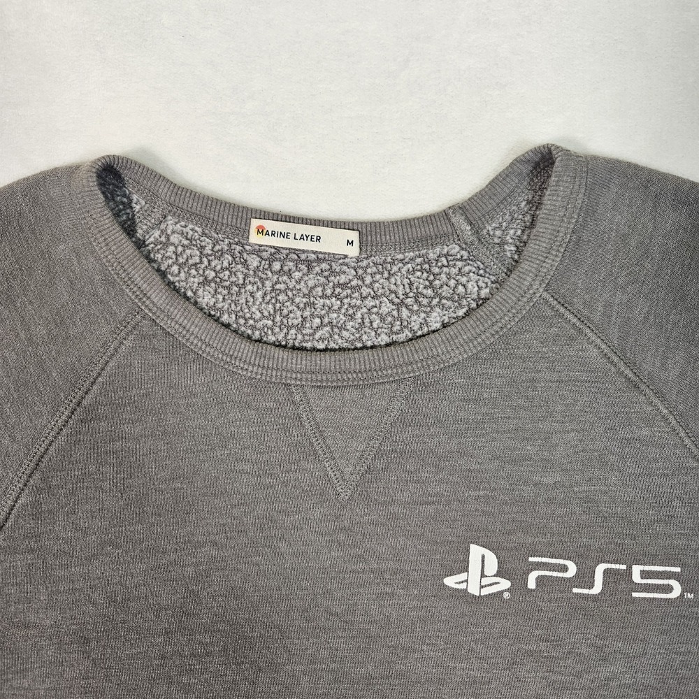 Marine‎ Layer Classic Gray Sweatshirt Women's Size Small PS5 Made In USA